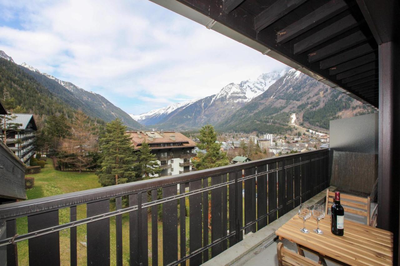 Superbe T3 En Face Du Brevent, Chamonix Appartement Buitenkant foto