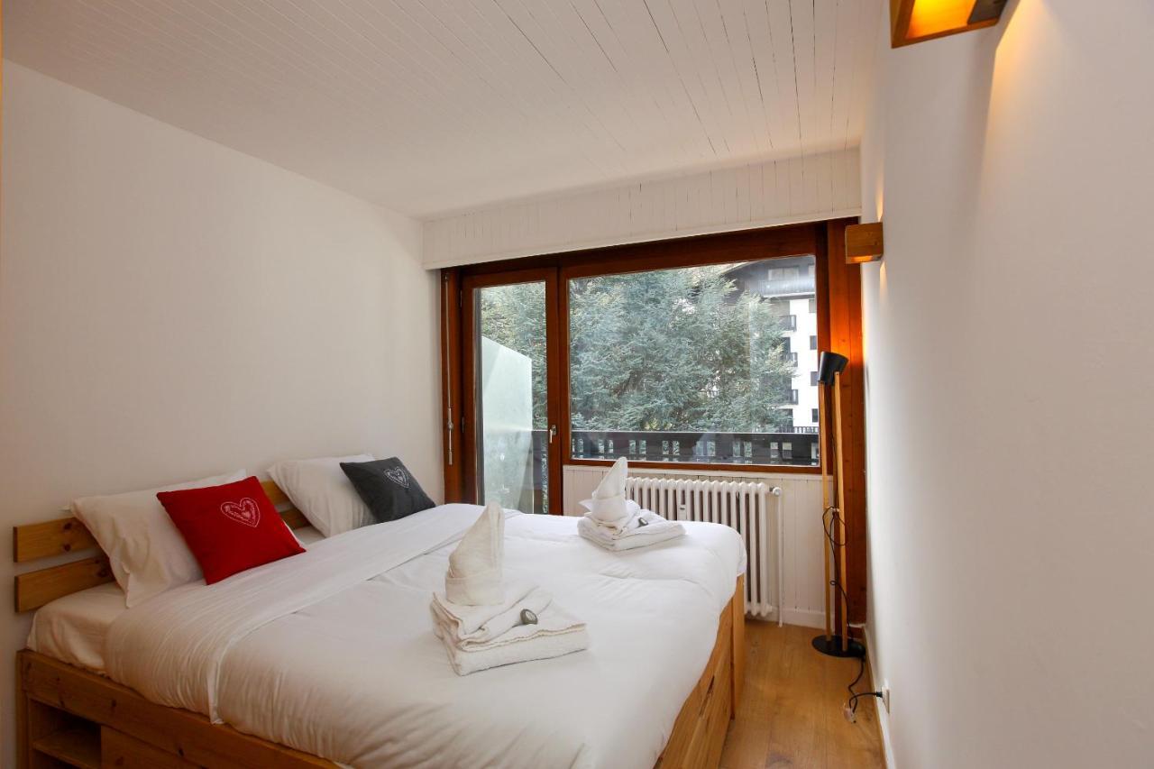 Superbe T3 En Face Du Brevent, Chamonix Appartement Buitenkant foto