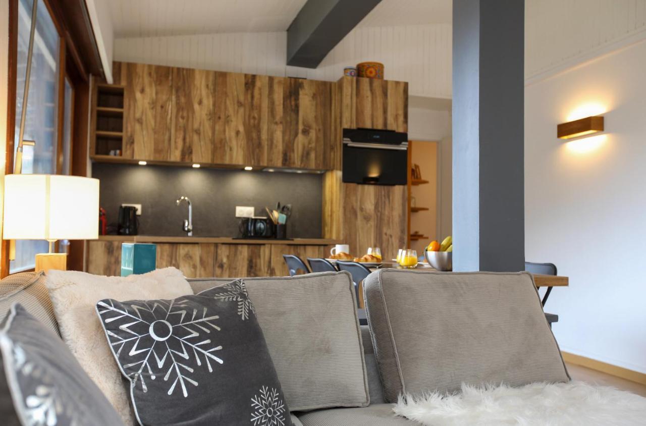 Superbe T3 En Face Du Brevent, Chamonix Appartement Buitenkant foto