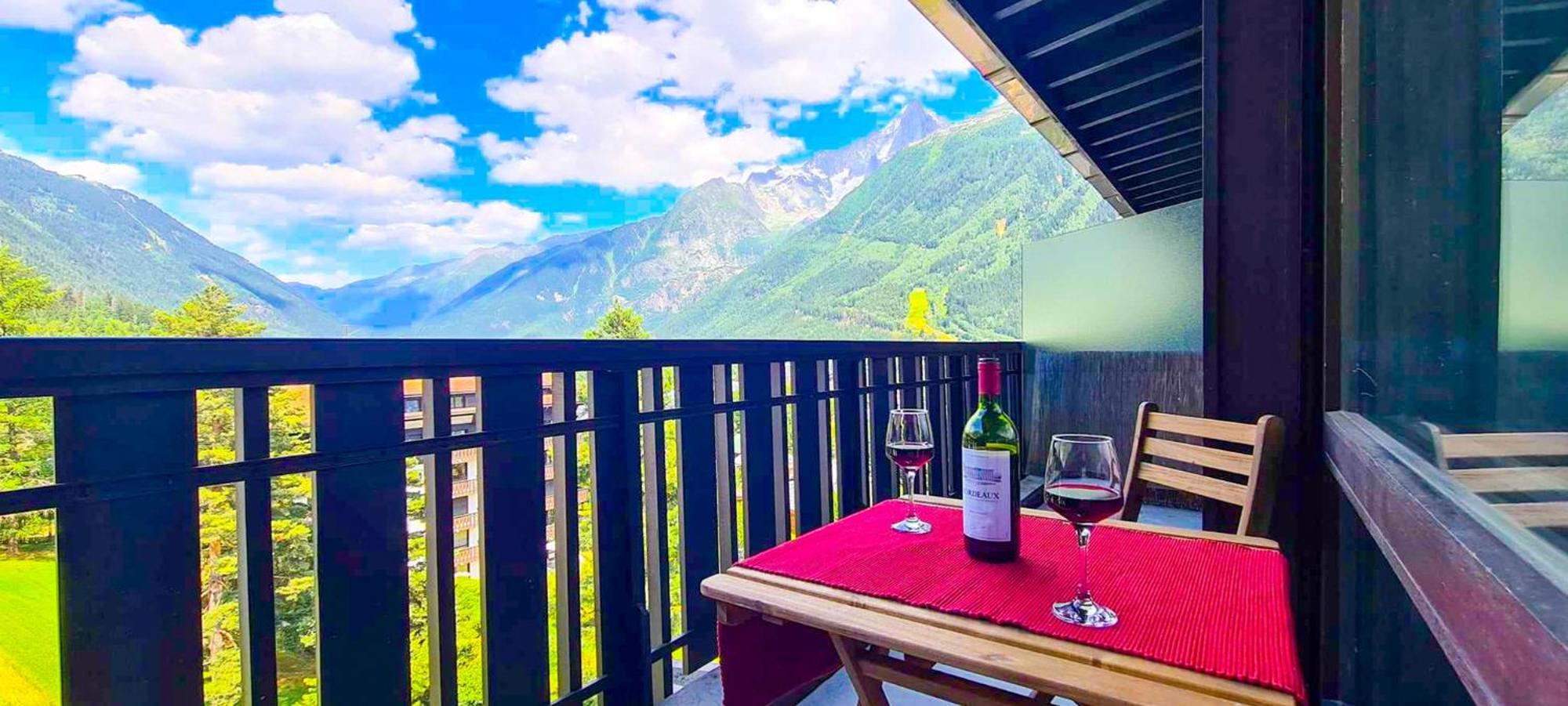 Superbe T3 En Face Du Brevent, Chamonix Appartement Kamer foto
